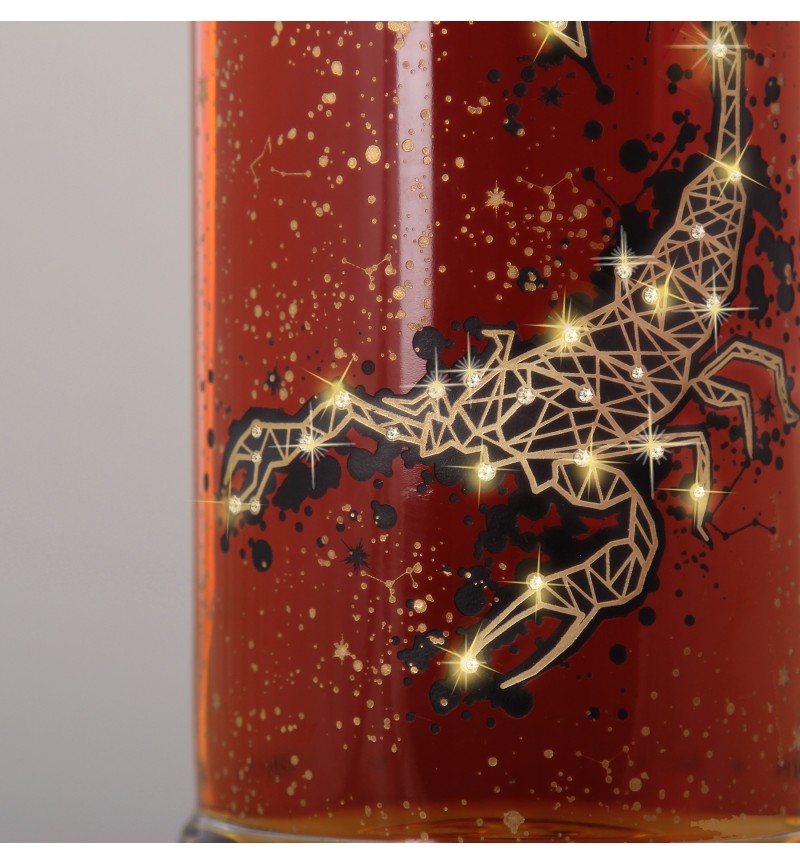 Инкрустированная бутылка «Скорпион» с коньяком "Braastad" VSOP